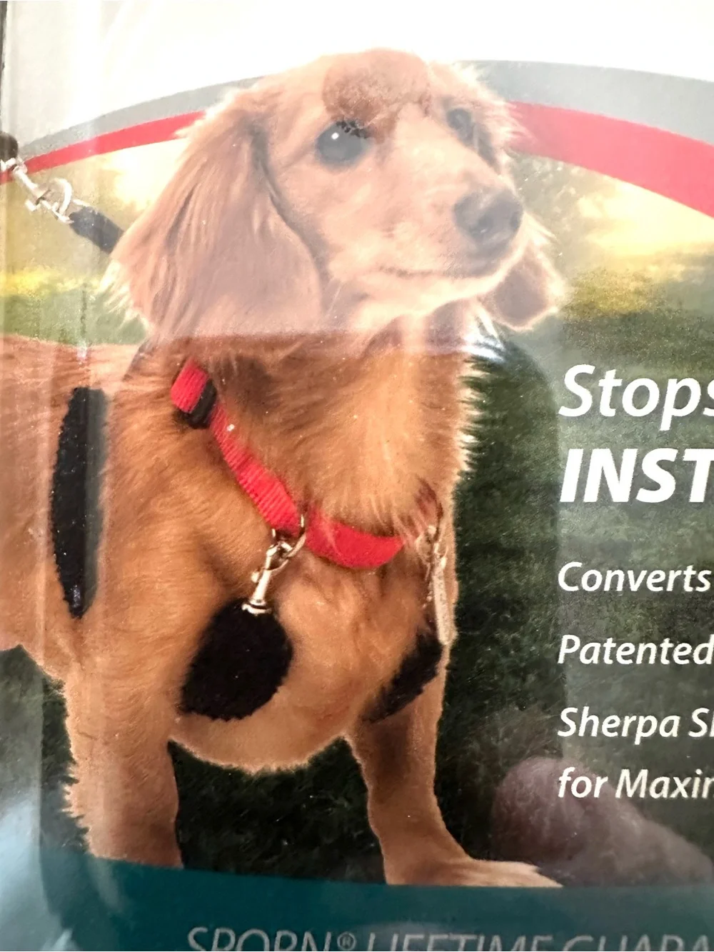 Sporn Training Halter No Pull Dog Harness -Sz Small Neck 9-12” W/Sherpa Blue NEW